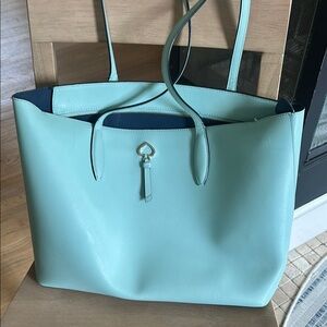 Light teal Kate Spade Tote Bag